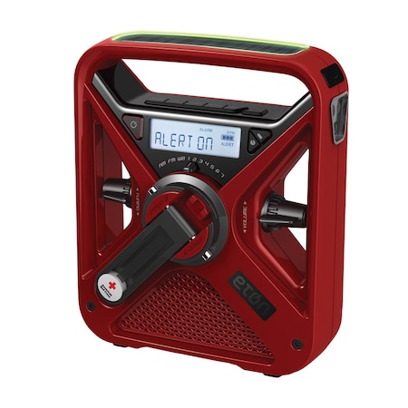 Eton Eton American Red Cross Red Weather Alert Radio Flashlight Digital Battery Operated ARCFRX3+WXR